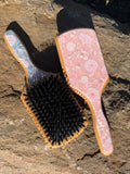 BYKAHLO Iconic Hairbrush Pink Floral - Lilla Fina Du